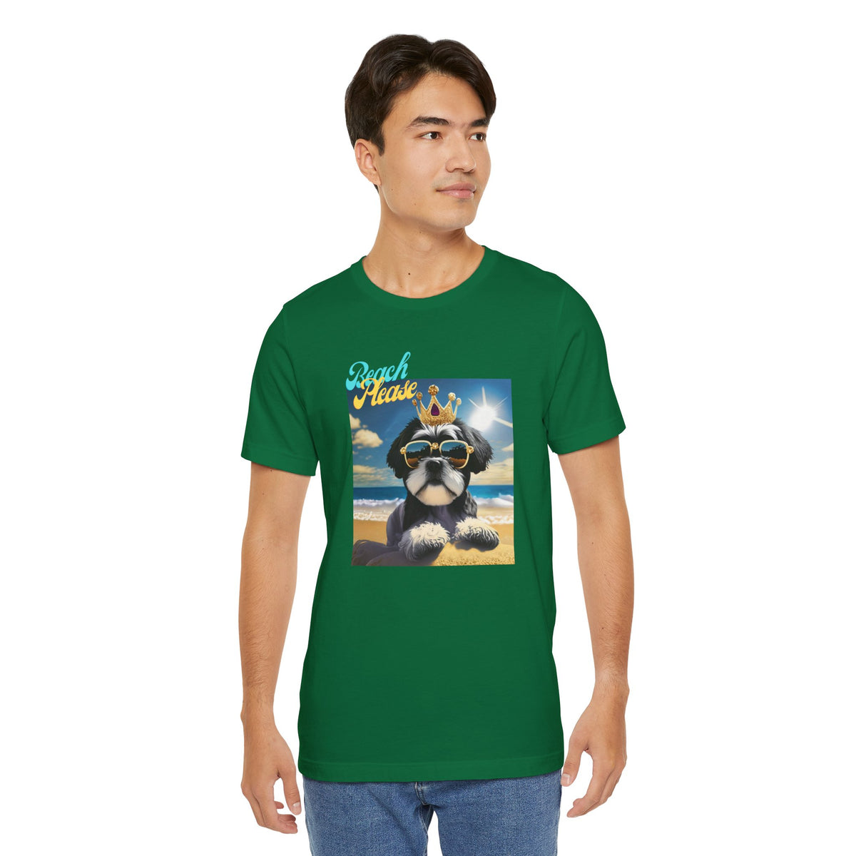 MyBoyJ "Beach Please" Unisex Jersey Short Sleeve Tee