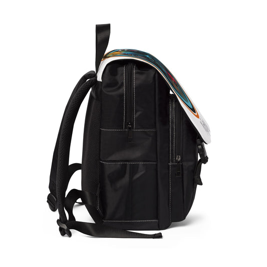 My Boy King Backpack — Colorful Lion Graphic Shoulder Backpack