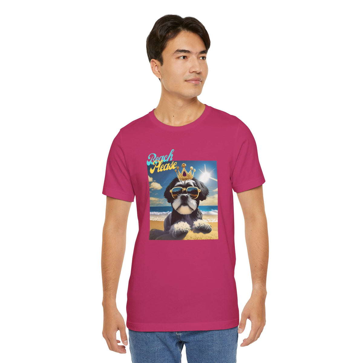 MyBoyJ "Beach Please" Unisex Jersey Short Sleeve Tee