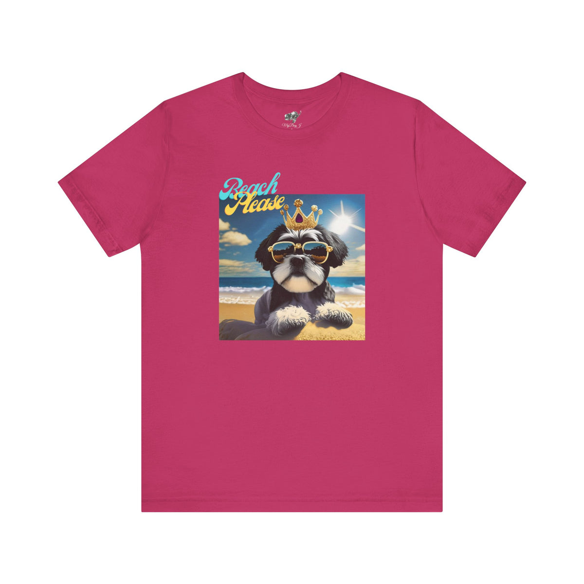 MyBoyJ "Beach Please" Unisex Jersey Short Sleeve Tee