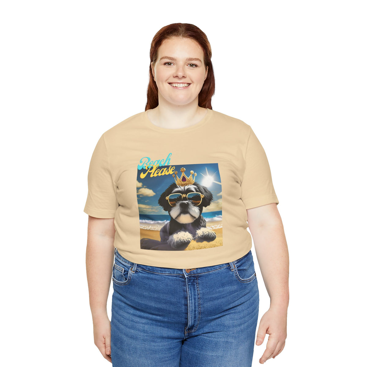 MyBoyJ "Beach Please" Unisex Jersey Short Sleeve Tee
