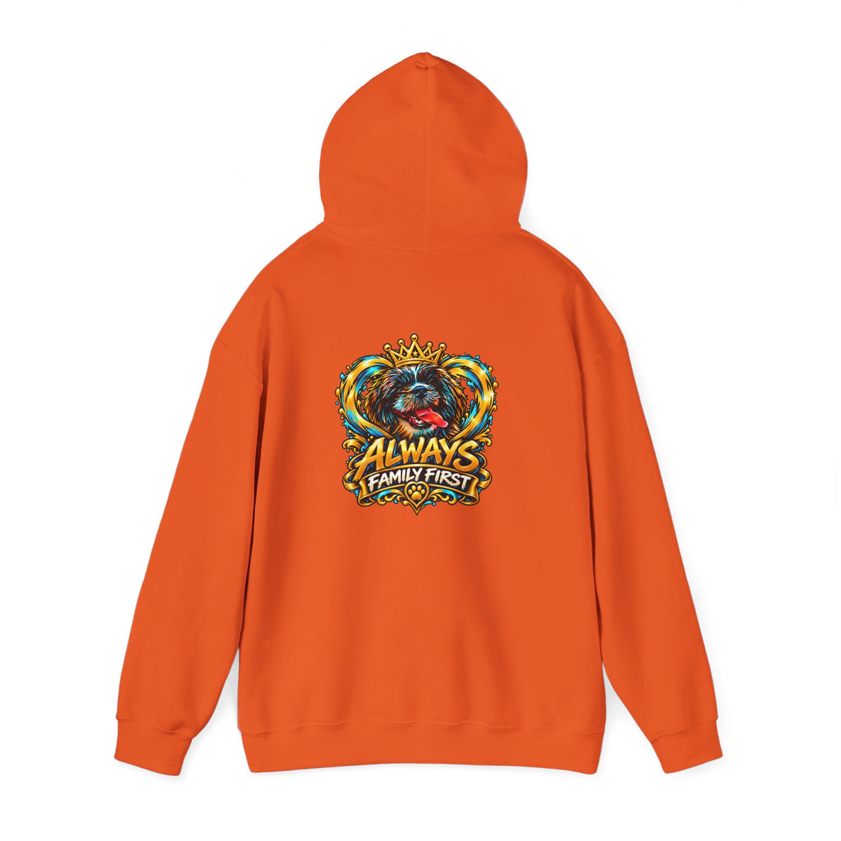Always Family First Hoodie — Warm Hearts. Strong Bonds.