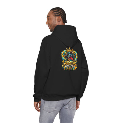 Always Family First Hoodie — Warm Hearts. Strong Bonds.