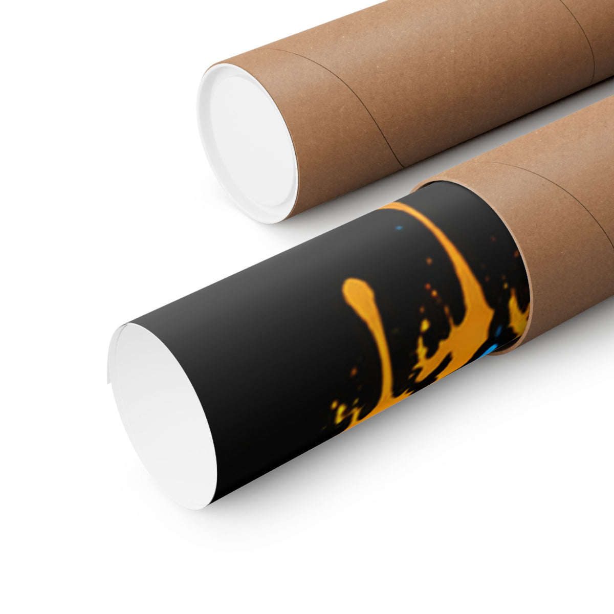 Family First Dog Poster — Colorful Graffiti Matte Vertical Print