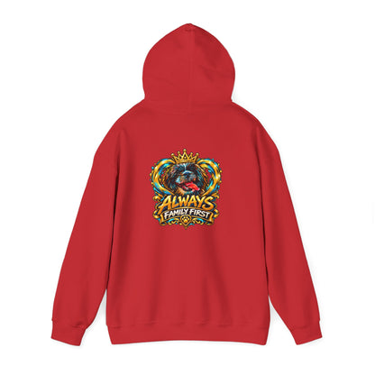 Always Family First Hoodie — Warm Hearts. Strong Bonds.