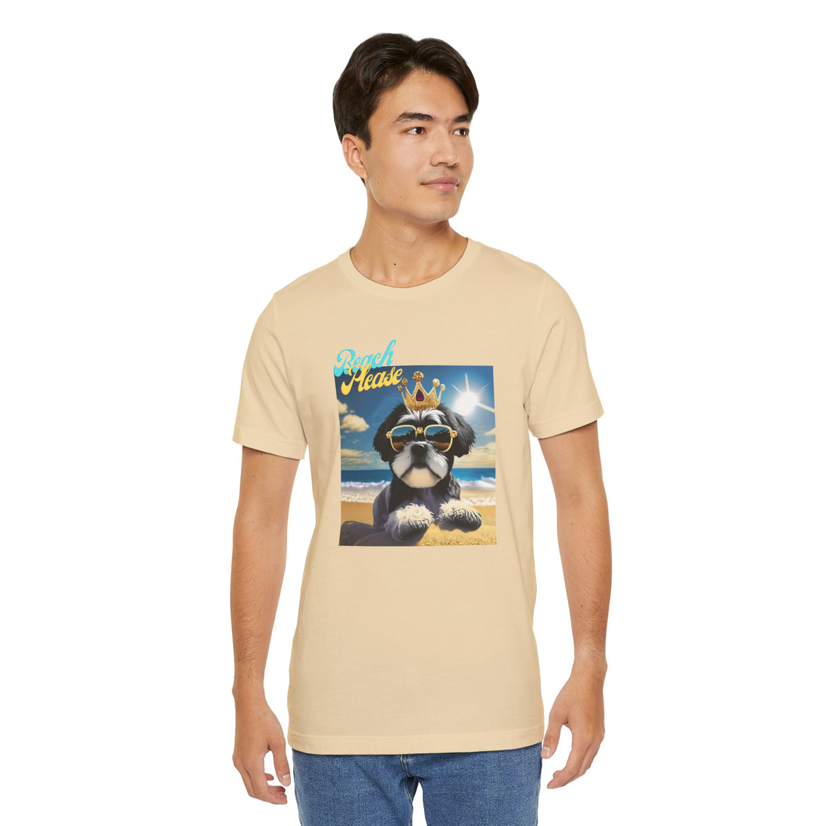 MyBoyJ "Beach Please" Unisex Jersey Short Sleeve Tee