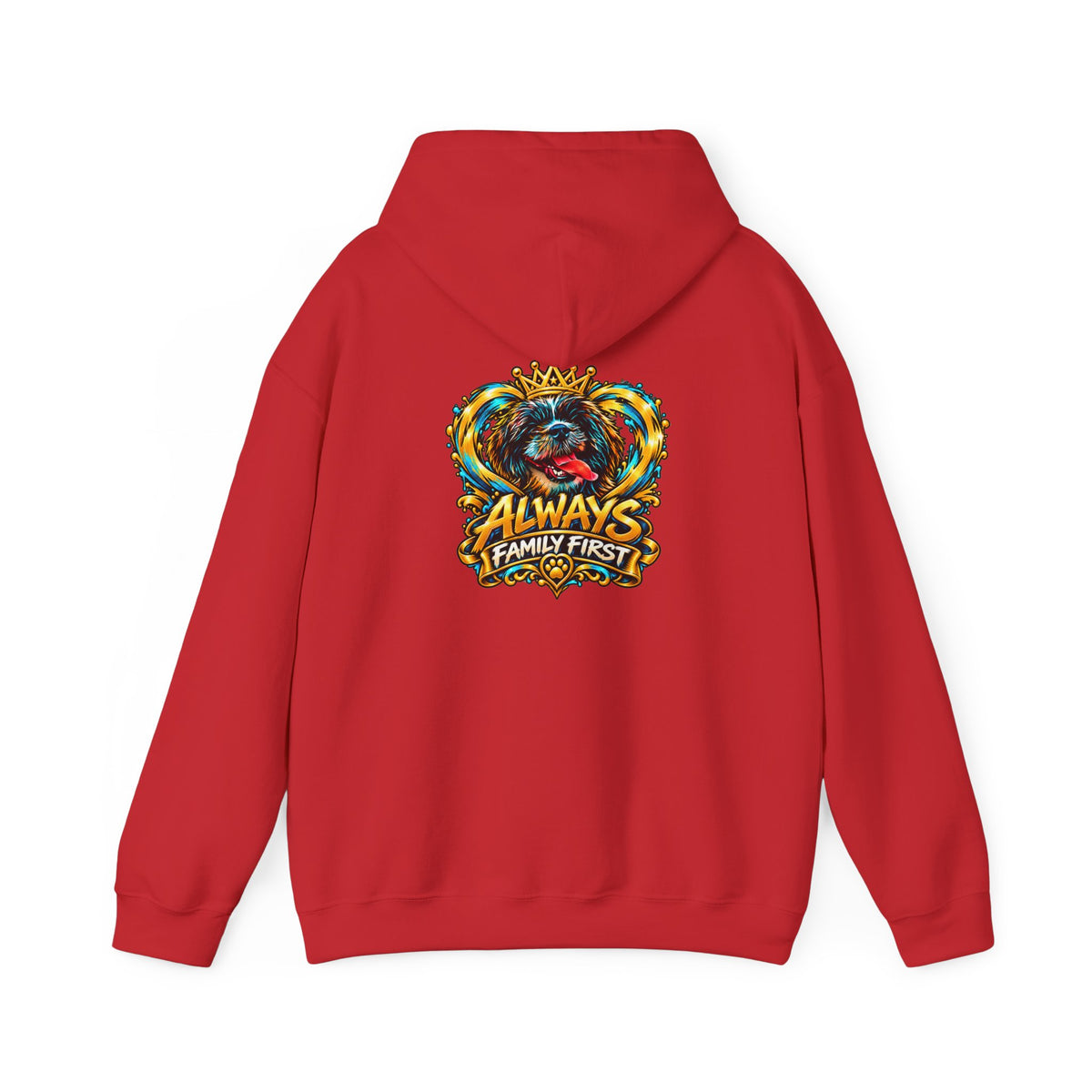 Always Family First Hoodie — Warm Hearts. Strong Bonds.