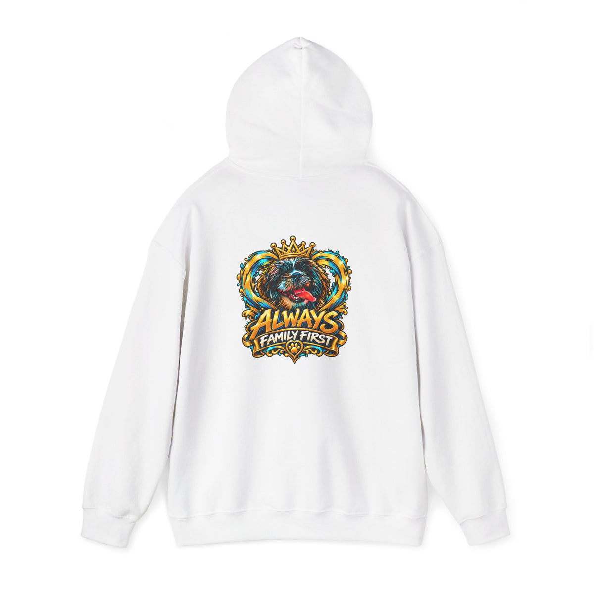 Always Family First Hoodie — Warm Hearts. Strong Bonds.