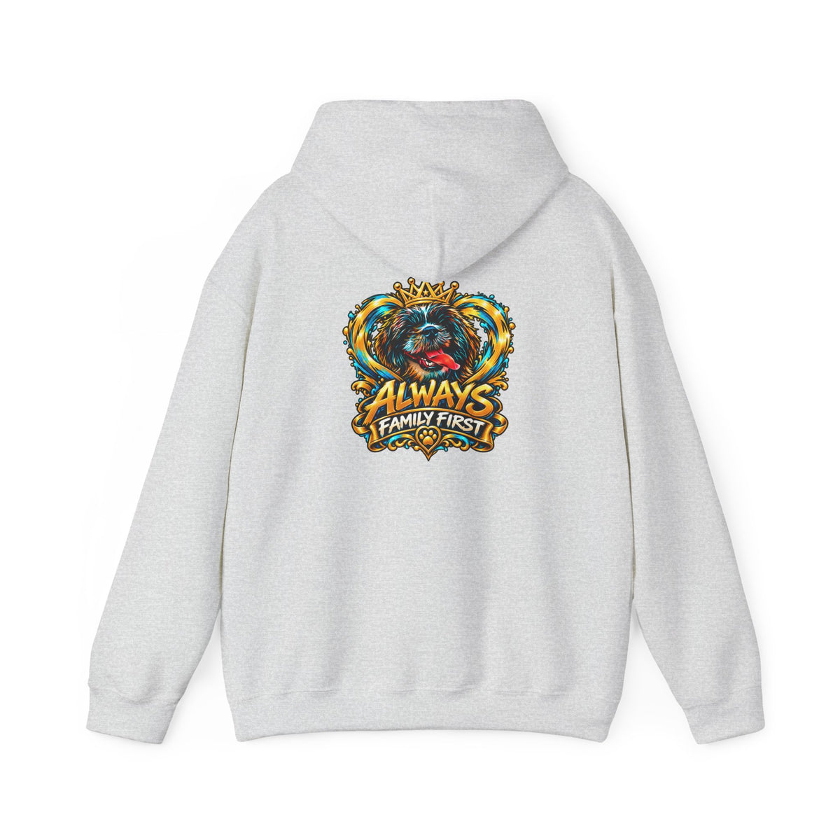 Always Family First Hoodie — Warm Hearts. Strong Bonds.