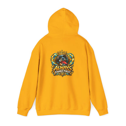 Always Family First Hoodie — Warm Hearts. Strong Bonds.