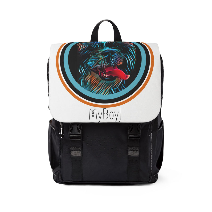 My Boy King Backpack — Colorful Lion Graphic Shoulder Backpack