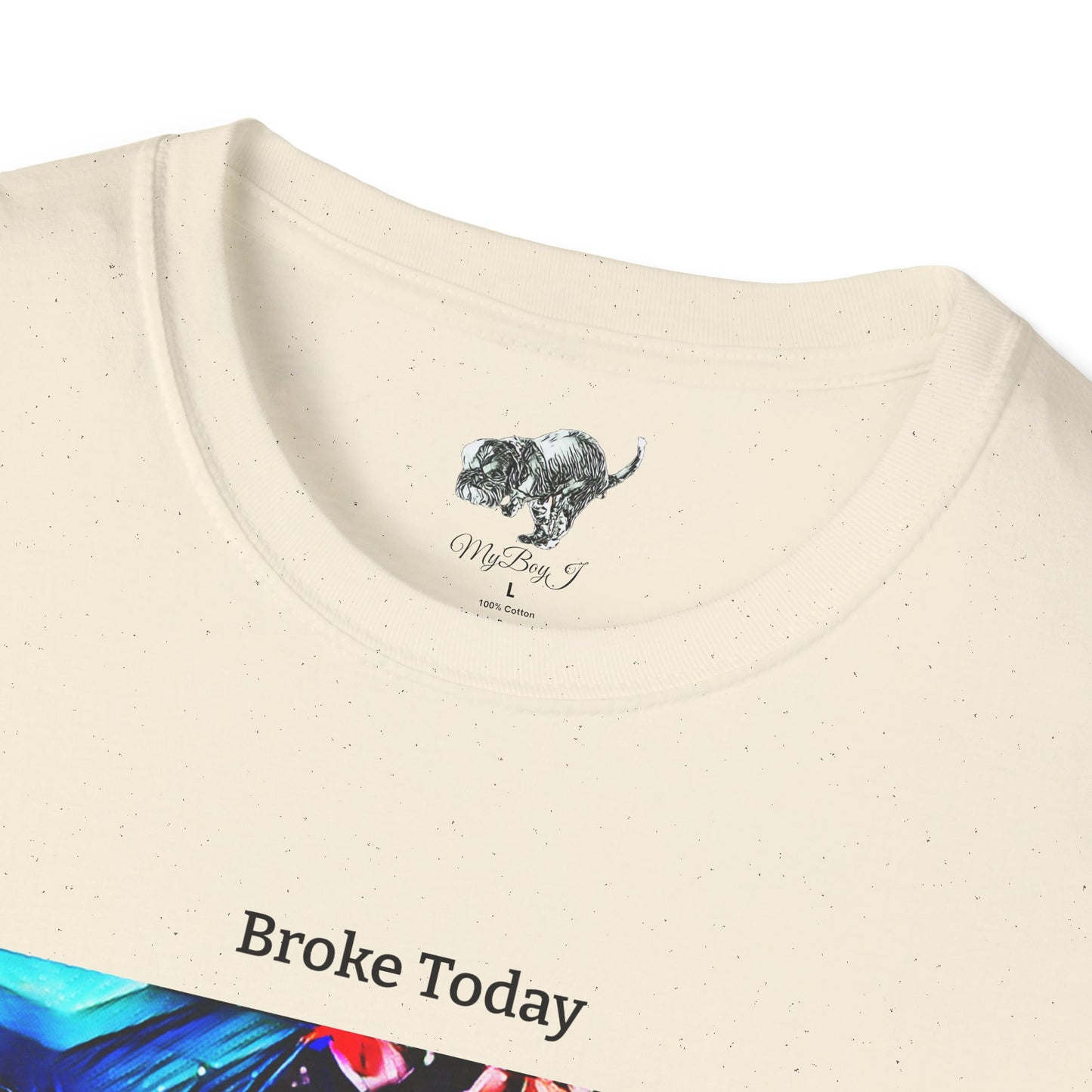 MyBoyJ Broke Today Unisex Softstyle T-Shirt