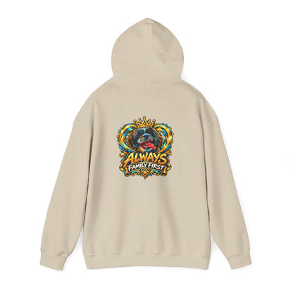 Always Family First Hoodie — Warm Hearts. Strong Bonds.