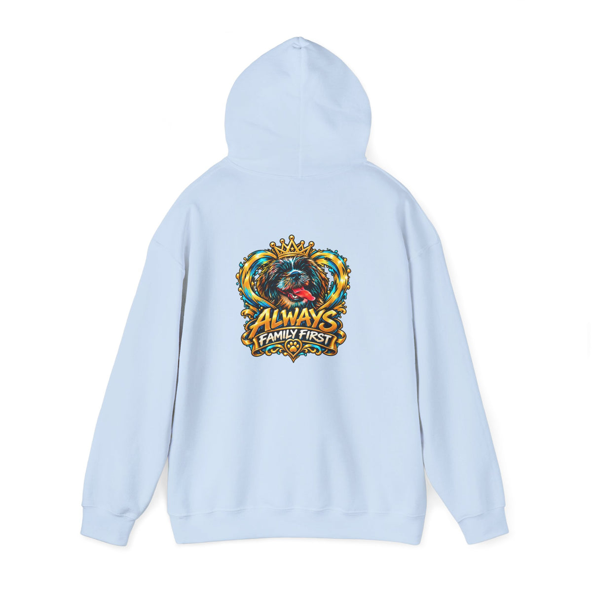 Always Family First Hoodie — Warm Hearts. Strong Bonds.