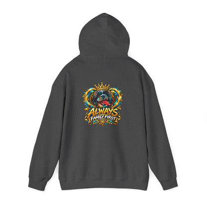 Always Family First Hoodie — Warm Hearts. Strong Bonds.