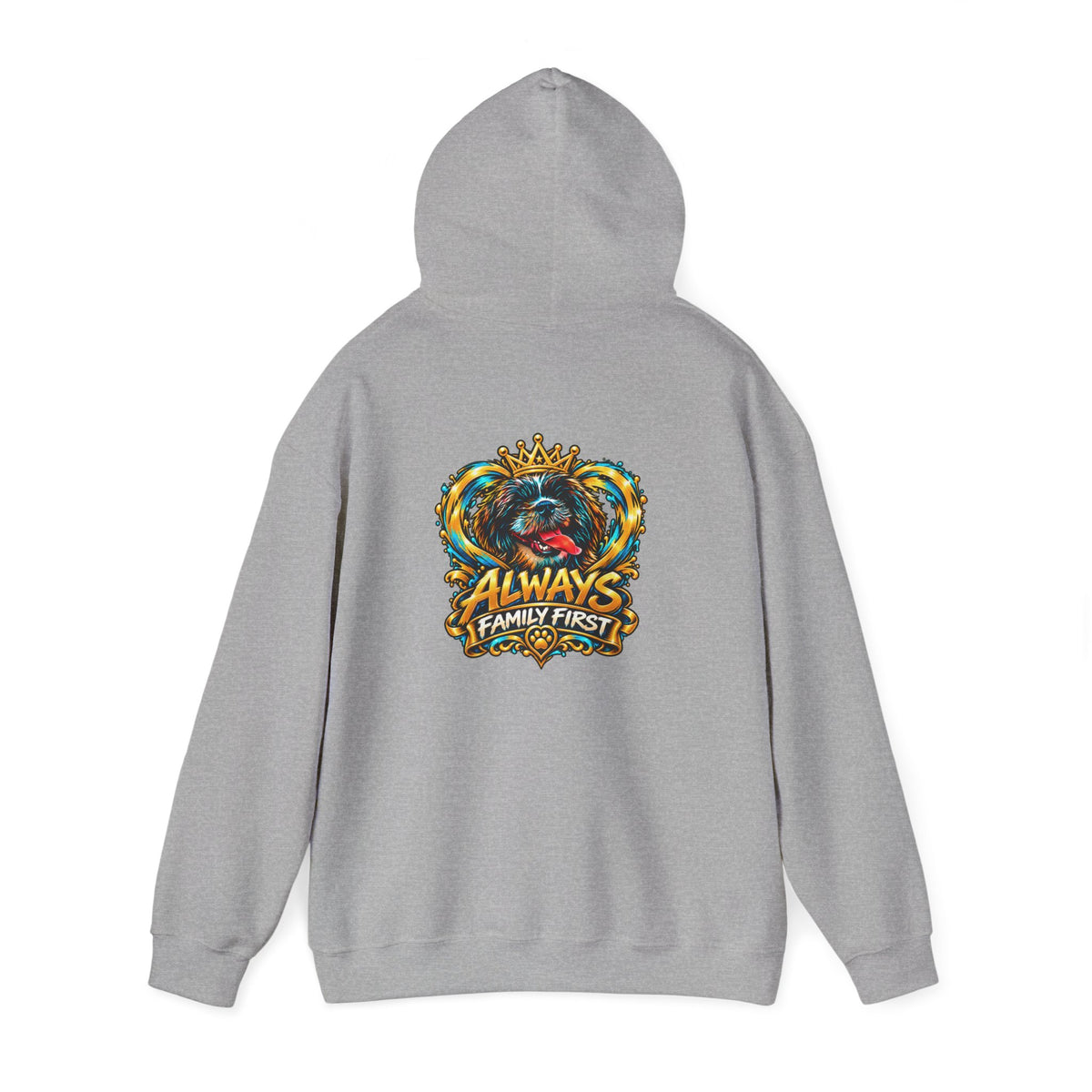 Always Family First Hoodie — Warm Hearts. Strong Bonds.