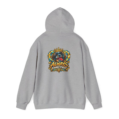 Always Family First Hoodie — Warm Hearts. Strong Bonds.