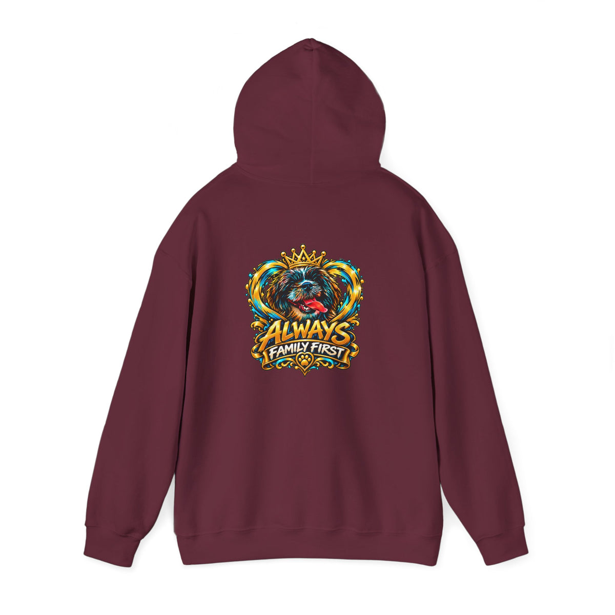 Always Family First Hoodie — Warm Hearts. Strong Bonds.