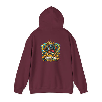 Always Family First Hoodie — Warm Hearts. Strong Bonds.