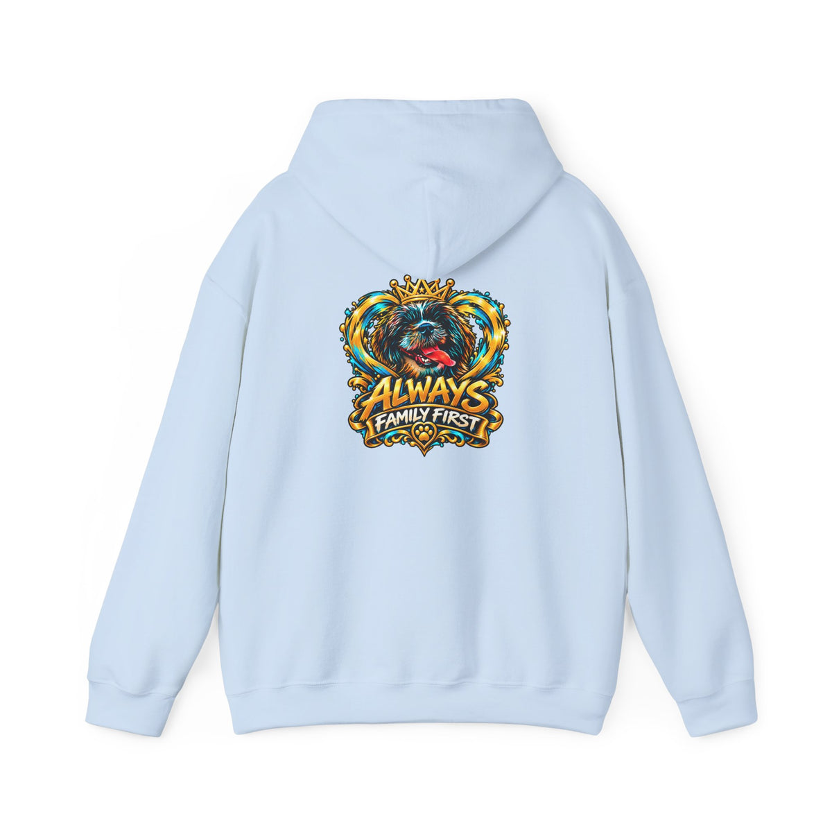 Always Family First Hoodie — Warm Hearts. Strong Bonds.