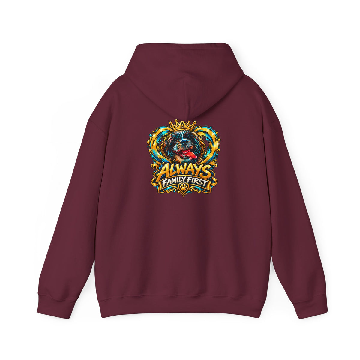 Always Family First Hoodie — Warm Hearts. Strong Bonds.