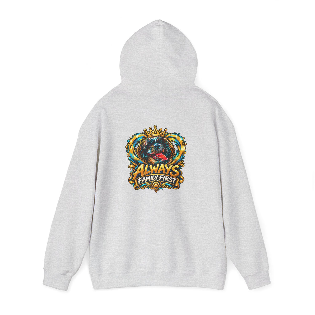 Always Family First Hoodie — Warm Hearts. Strong Bonds.