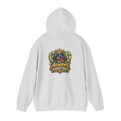 Always Family First Hoodie — Warm Hearts. Strong Bonds.