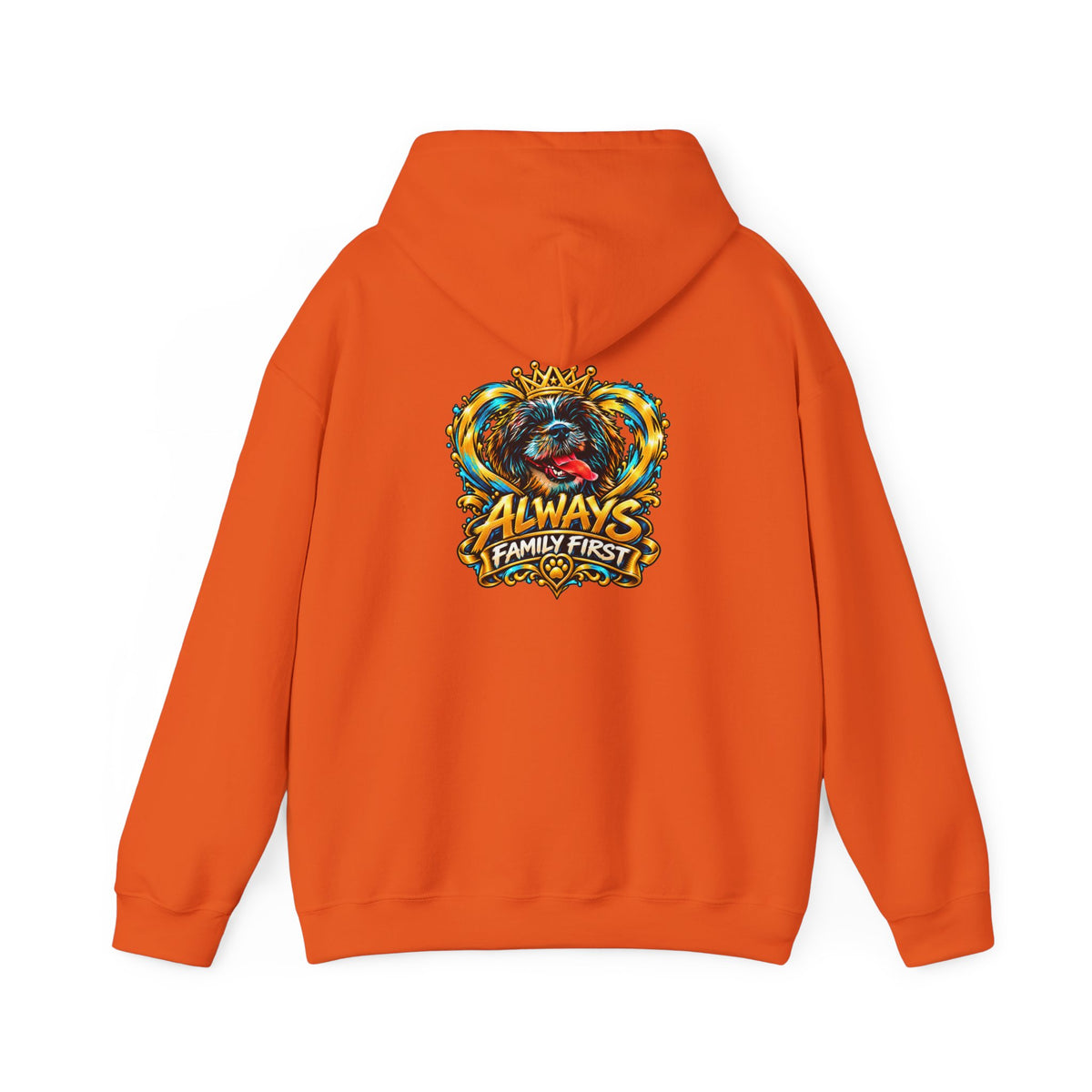 Always Family First Hoodie — Warm Hearts. Strong Bonds.