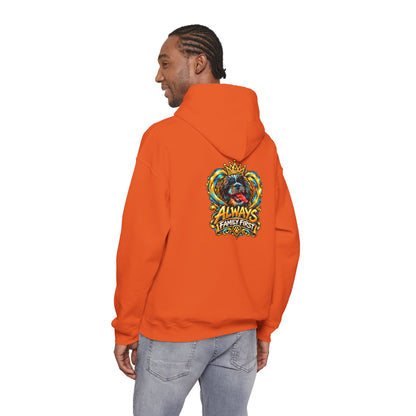 Always Family First Hoodie — Warm Hearts. Strong Bonds.